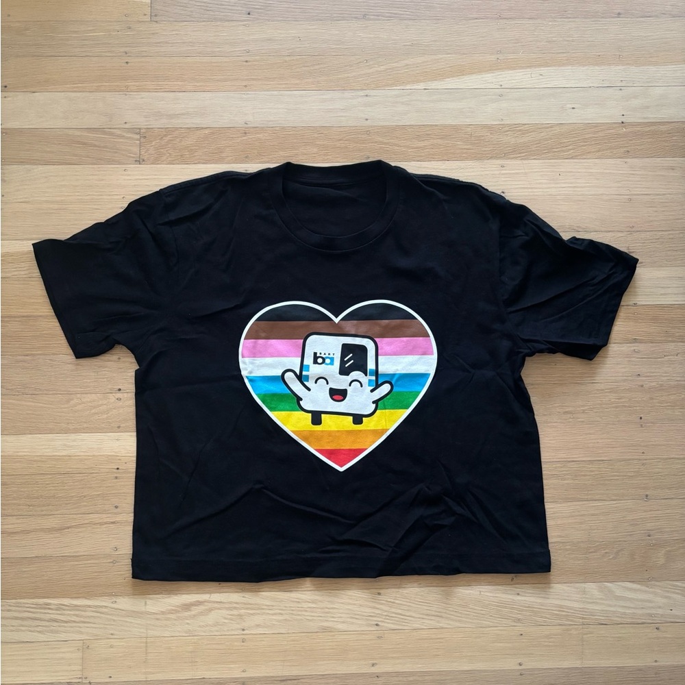 San Francisco BART Pride T-Shirt (Cropped)